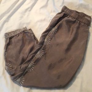 Johnny Was silk joggers